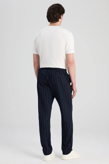 Ds Damat Regular Fit Lacivert Baskılı Takim Elbise