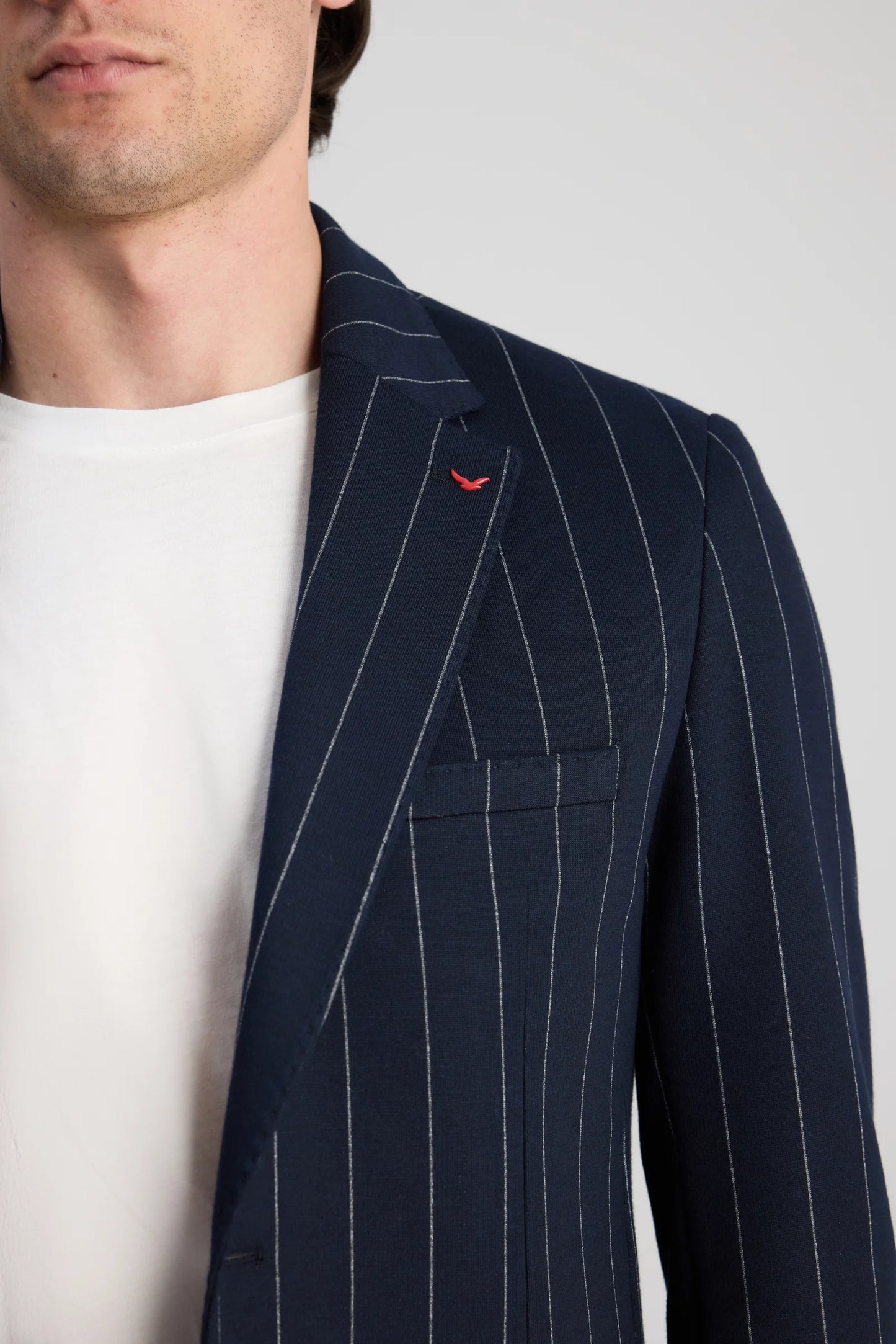 Ds Damat Regular Fit Lacivert Baskılı Takim Elbise