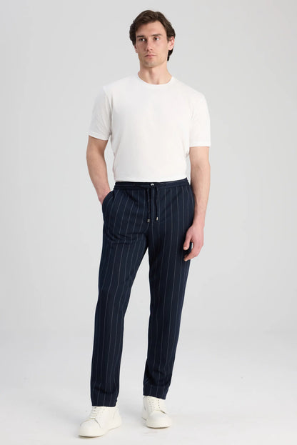 Ds Damat Regular Fit Lacivert Baskılı Takim Elbise