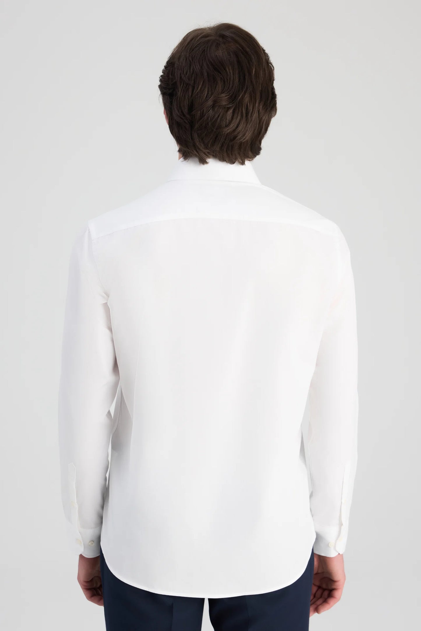 Ds Damat Slim Fit Beyaz Armürlü Gömlek