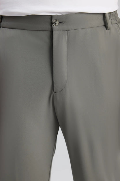 Twn Relaxed Fit (pilesiz) Adaçayı Düz Jogger Pantolon