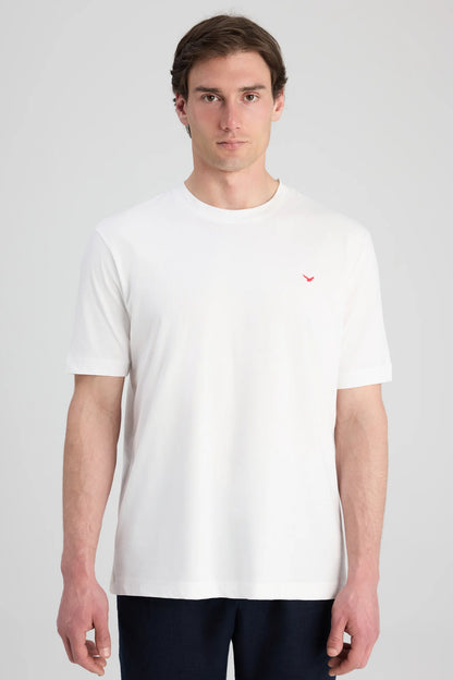Ds Damat Regular Fit Ekru Düz T-shirt