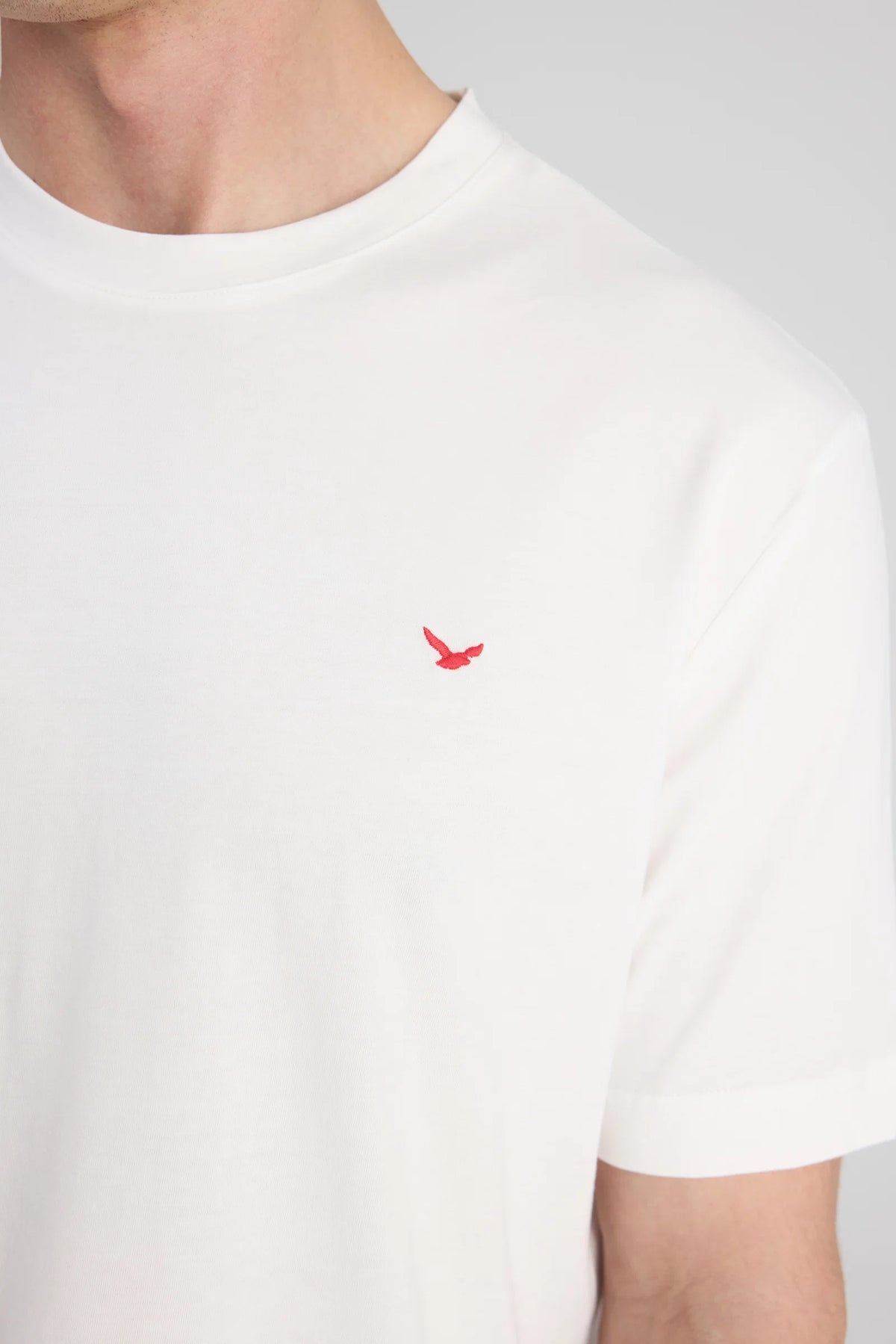 Ds Damat Regular Fit Ekru Düz T-shirt