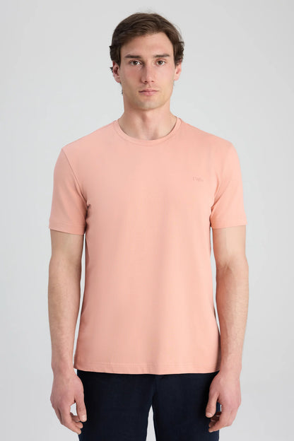 Twn Slim Fit Kil Düz T-shirt