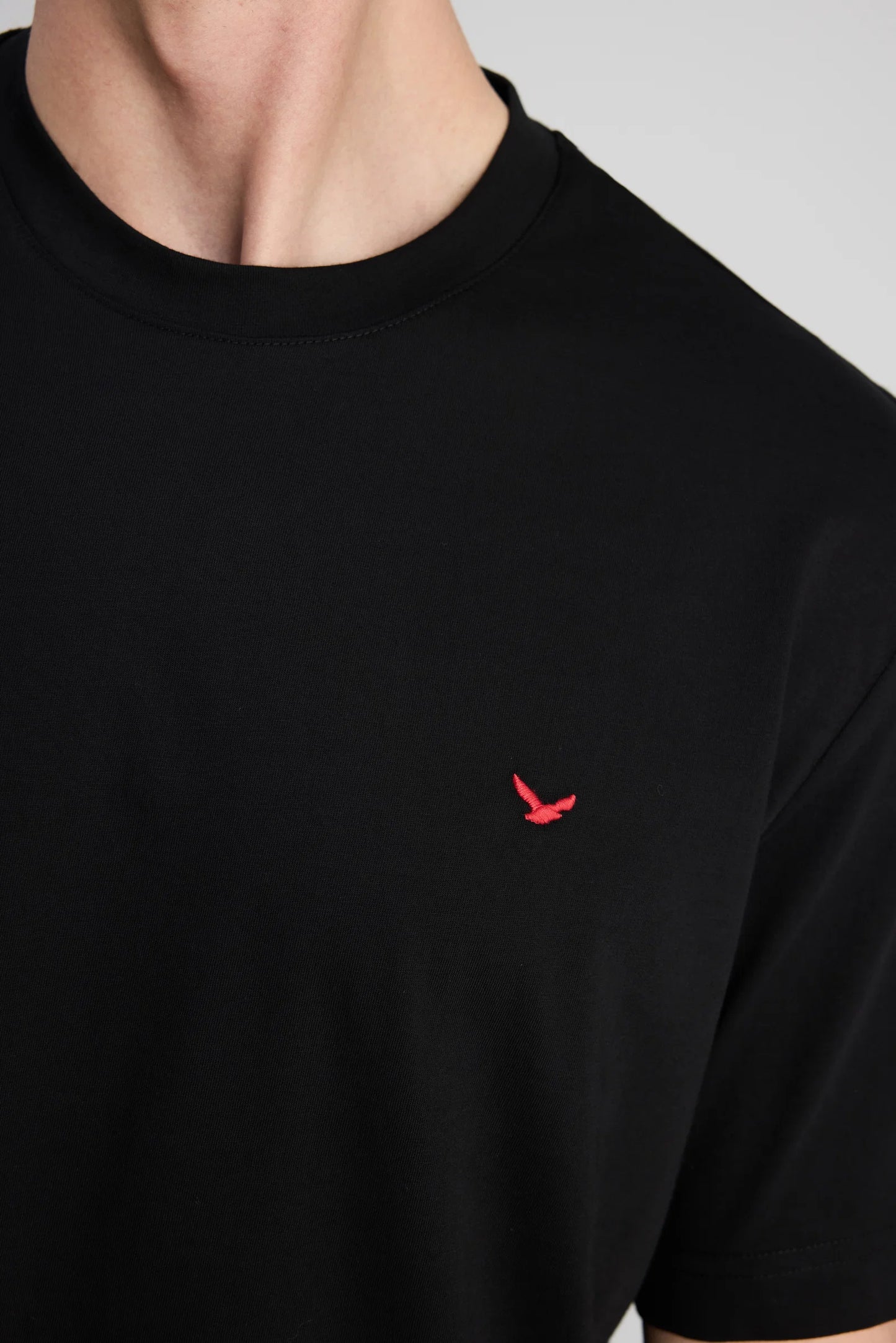 Ds Damat Regular Fit Siyah Düz T-shirt