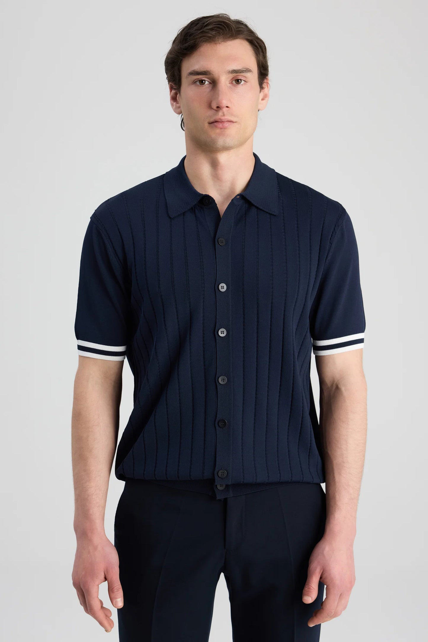Ds Damat Regular Fit Lacivert Düz Hirka