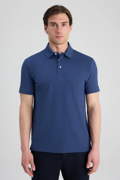 Twn Slim Fit Indigo Pike Dokulu T-shirt