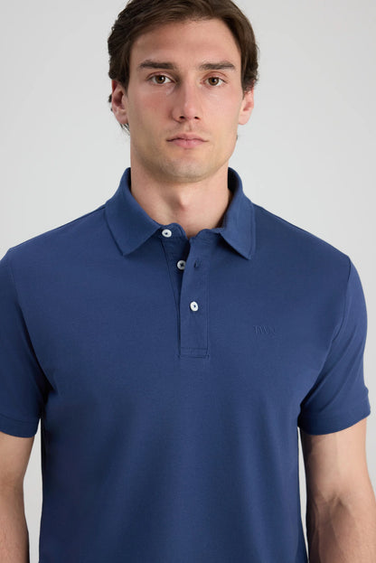Twn Slim Fit Indigo Pike Dokulu T-shirt
