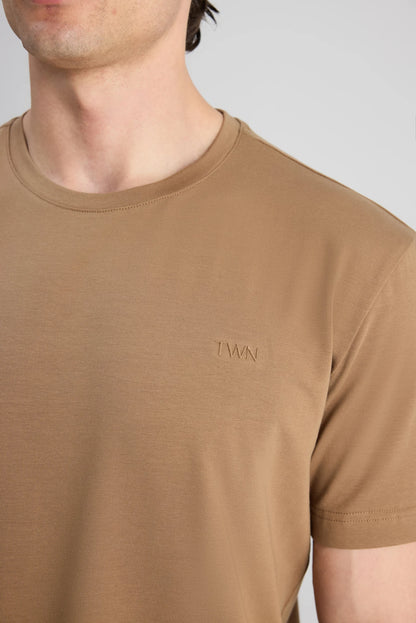 Twn Slim Fit Olıve Yeşili Düz T-shirt
