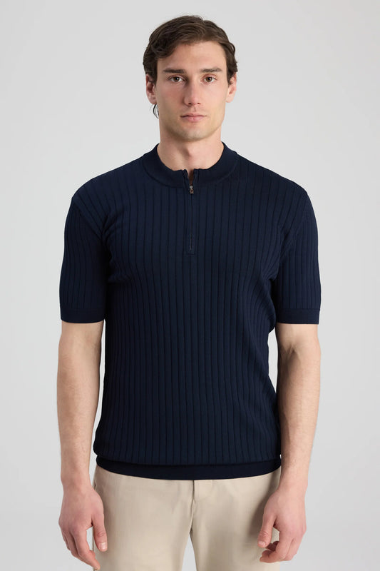 Ds Damat Regular Fit Lacivert Düz Kazak