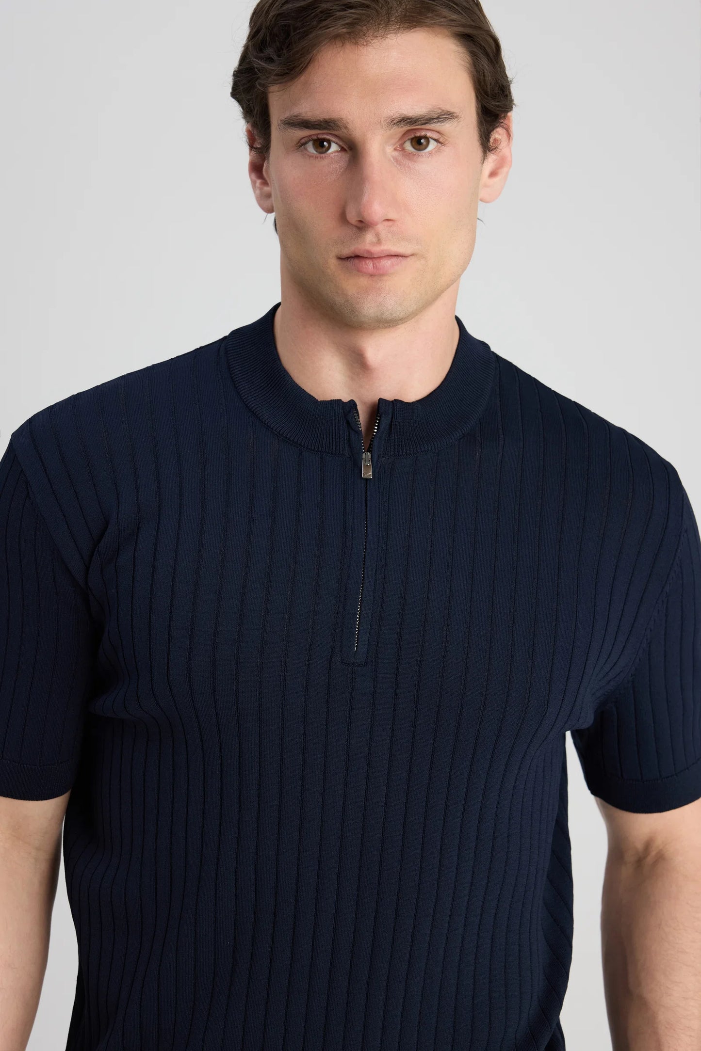Ds Damat Regular Fit Lacivert Düz Kazak