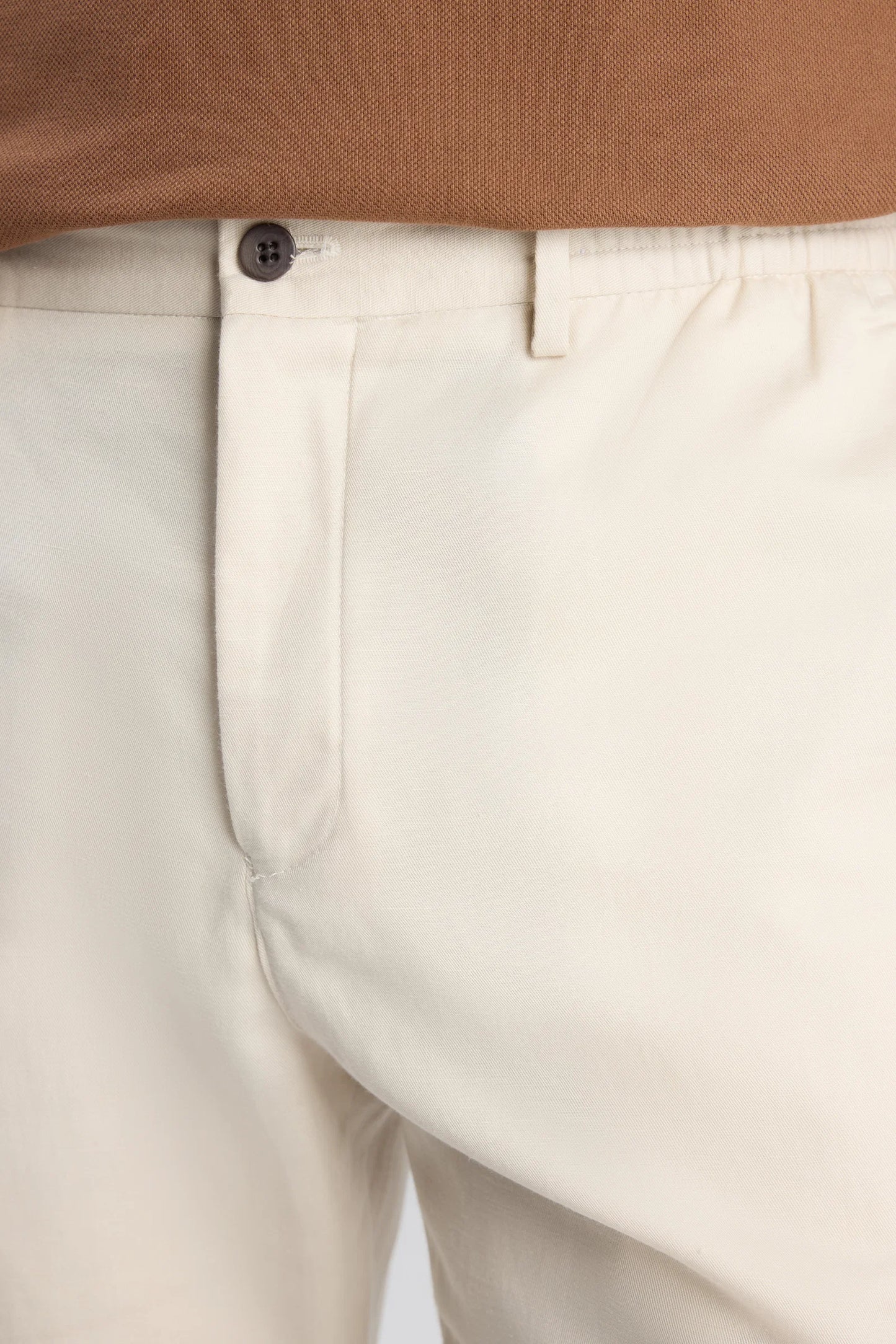Ds Damat Relaxed Fit (pilesiz) Bej Armürlü Jogger Pantolon