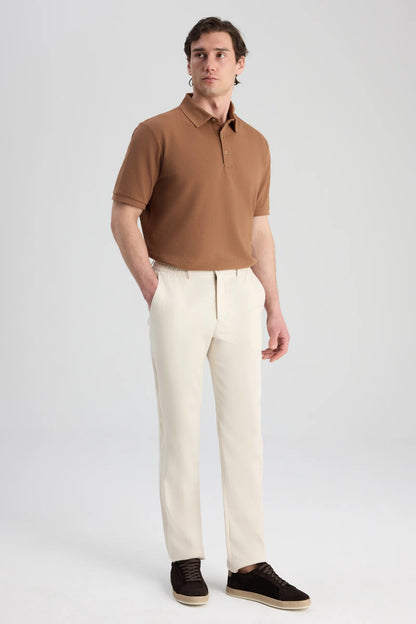 Ds Damat Relaxed Fit (pilesiz) Bej Armürlü Jogger Pantolon