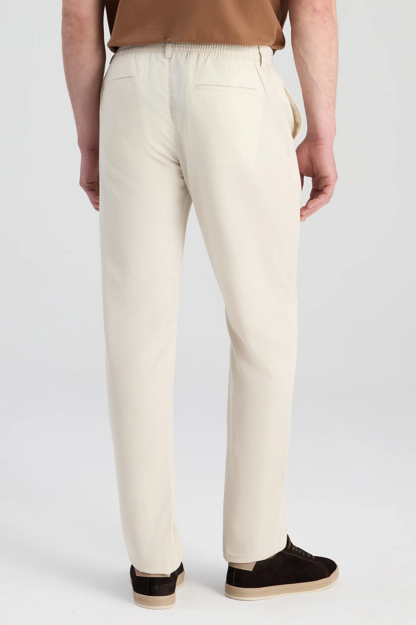 Ds Damat Relaxed Fit (pilesiz) Bej Armürlü Jogger Pantolon
