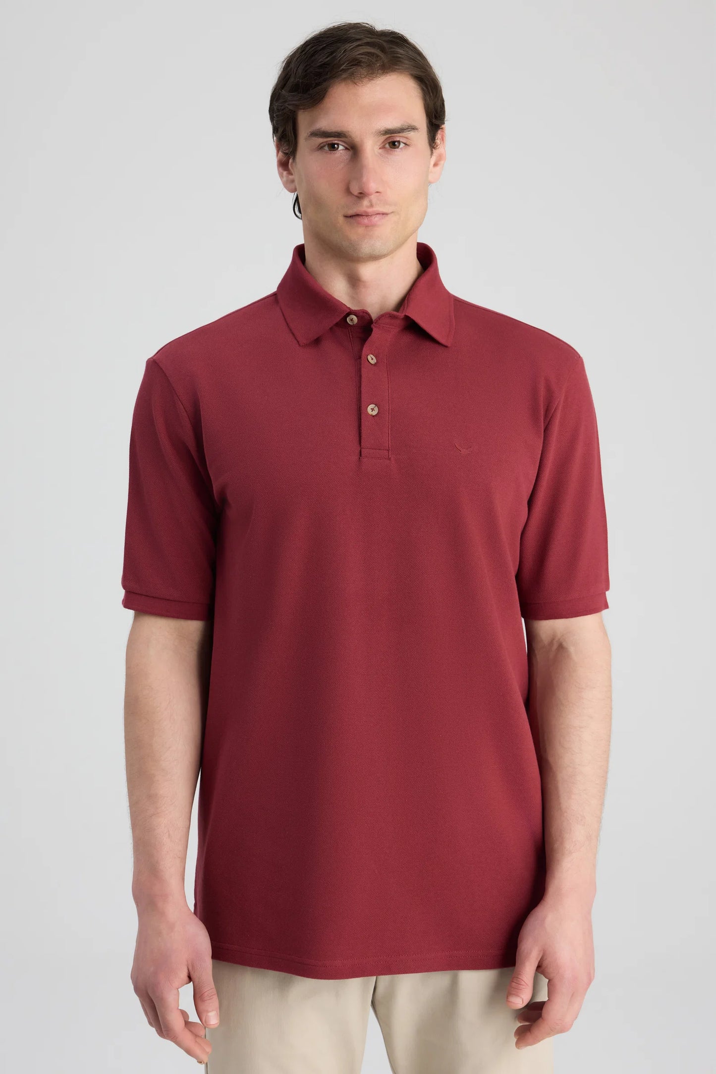 Ds Damat Regular Fit Kiremit Pike Dokulu T-shirt