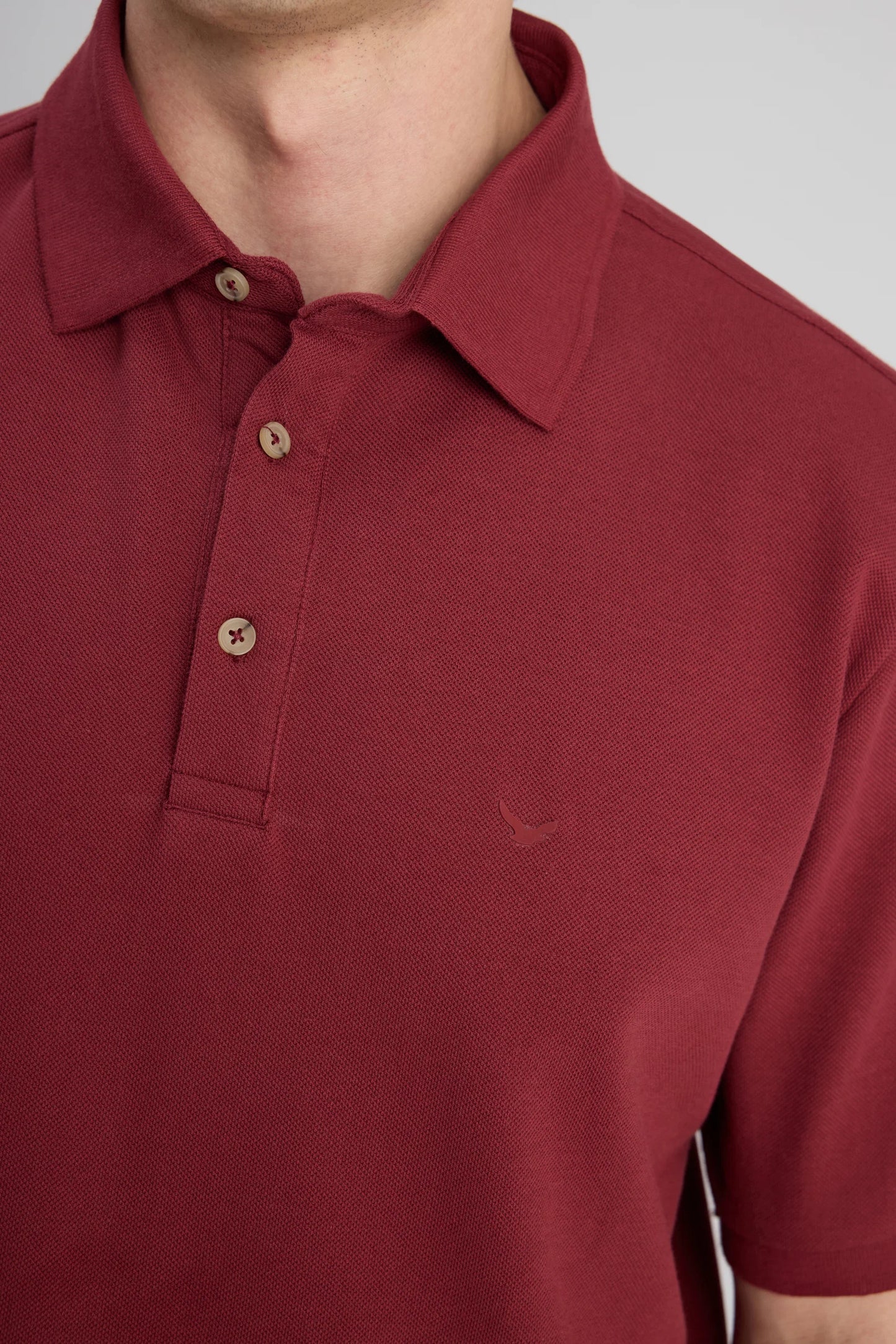 Ds Damat Regular Fit Kiremit Pike Dokulu T-shirt
