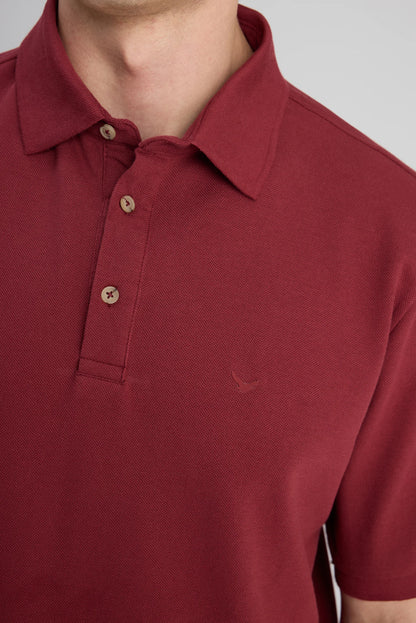 Ds Damat Regular Fit Kiremit Pike Dokulu T-shirt