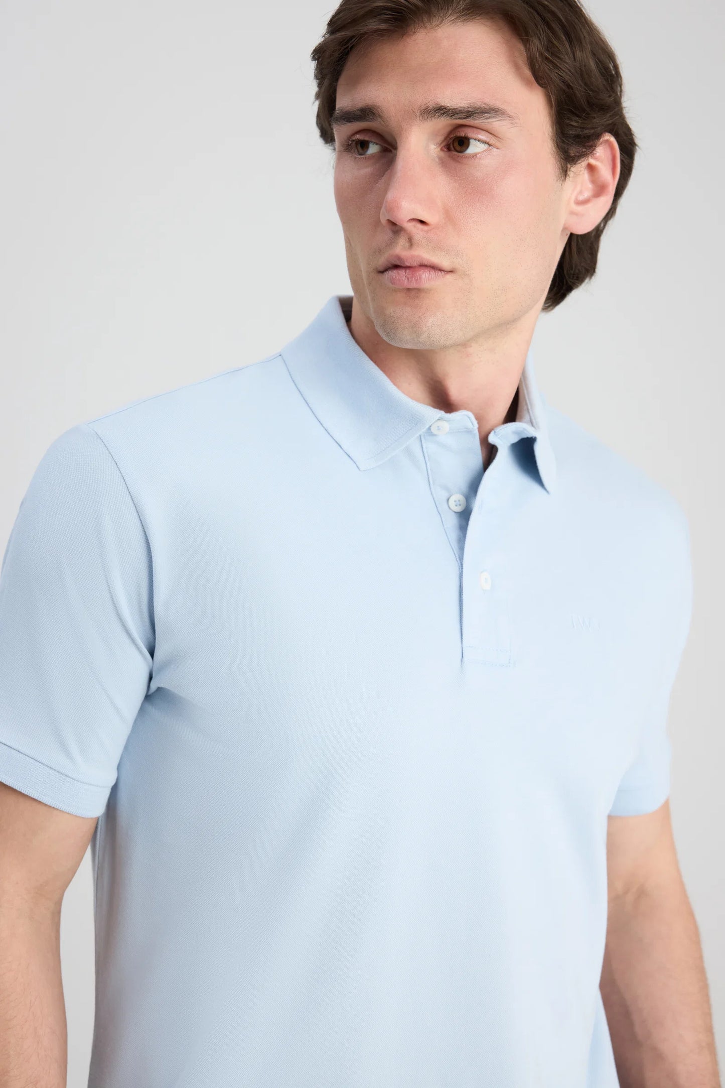 Twn Slim Fit Mavi Pike Dokulu T-shirt