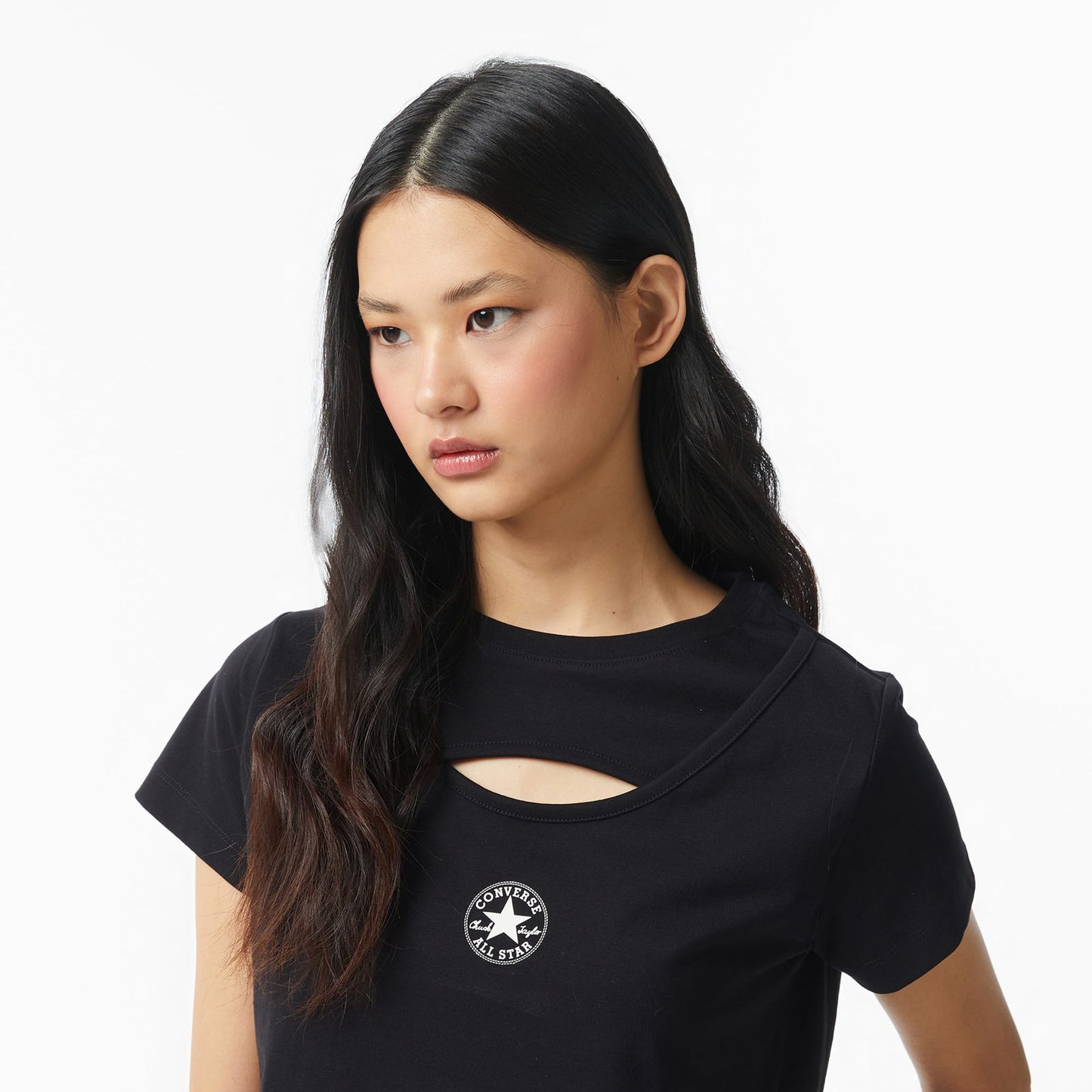 Converse Kadın Siyah T-shirt