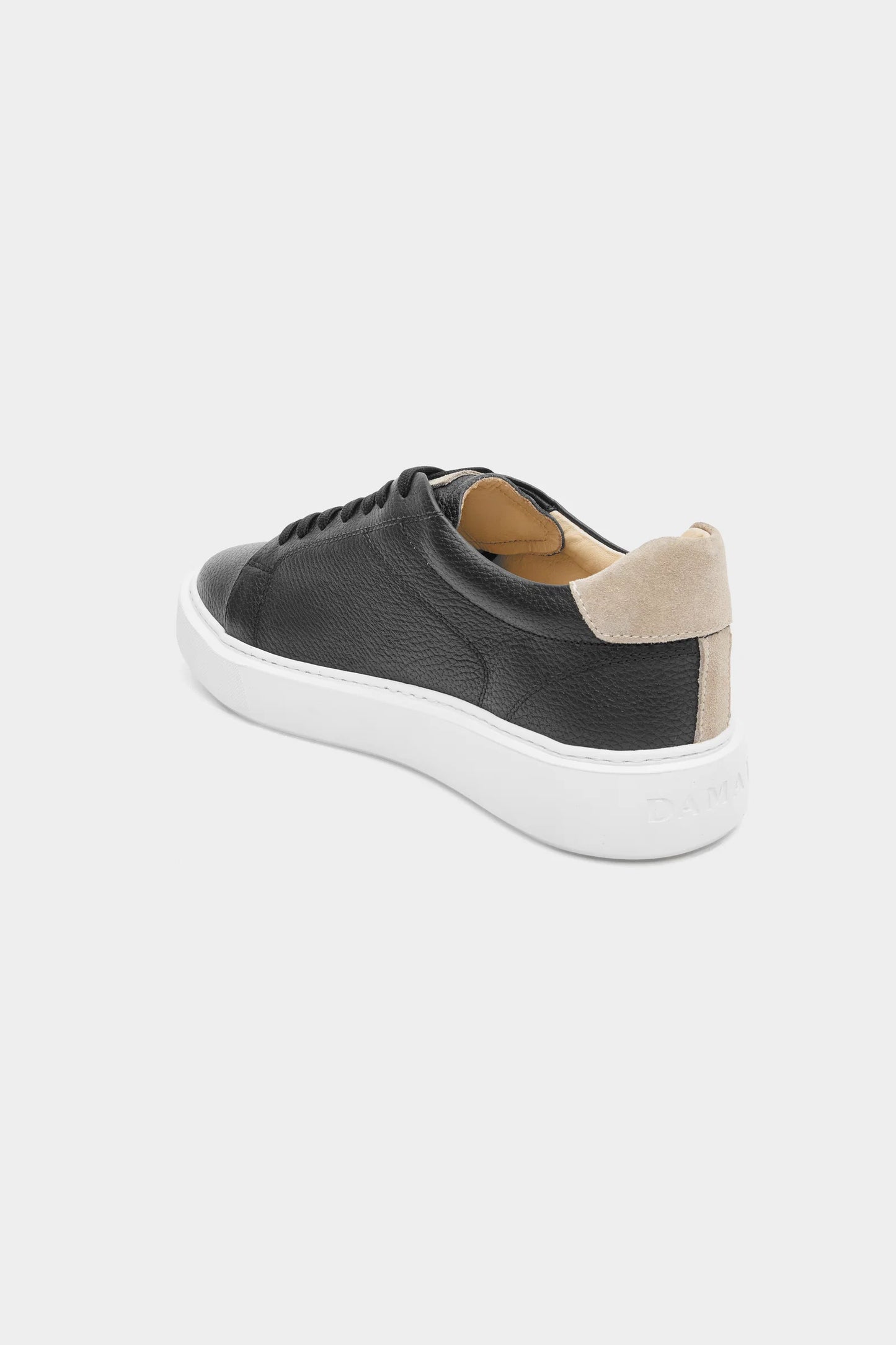 Damat Siyah Hakiki Deri Sneaker Ayakkabi