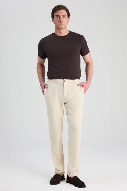 Ds Damat Comfort Fit Bej Jogger Pantolon
