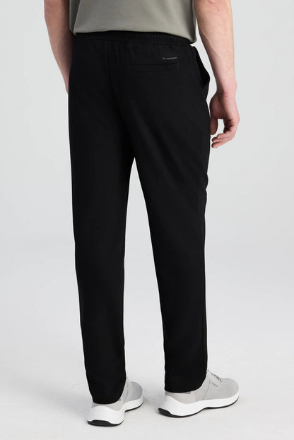 Ds Damat Regular Fit Siyah Düz Eşofman Alt