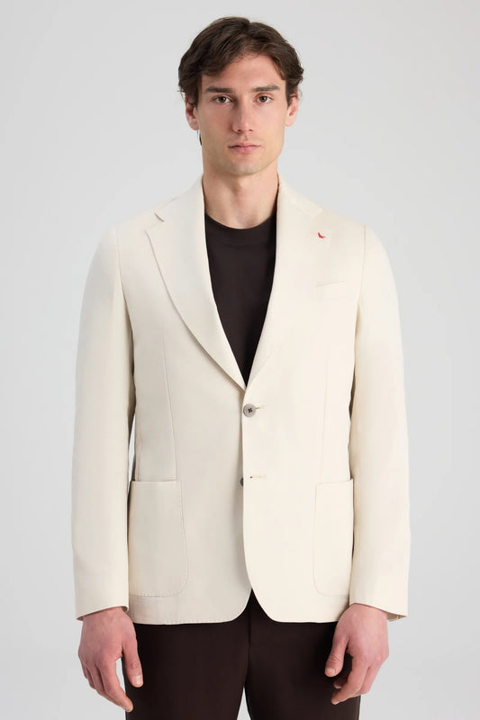 Ds Damat Regular Fit Bej Düz Kumaş Ceket