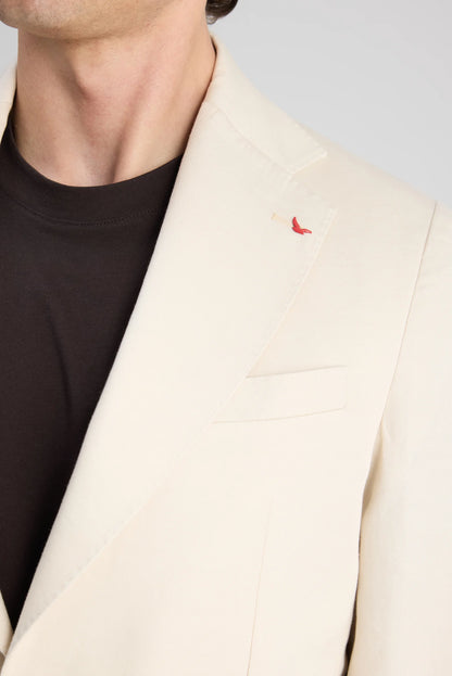 Ds Damat Regular Fit Bej Düz Kumaş Ceket