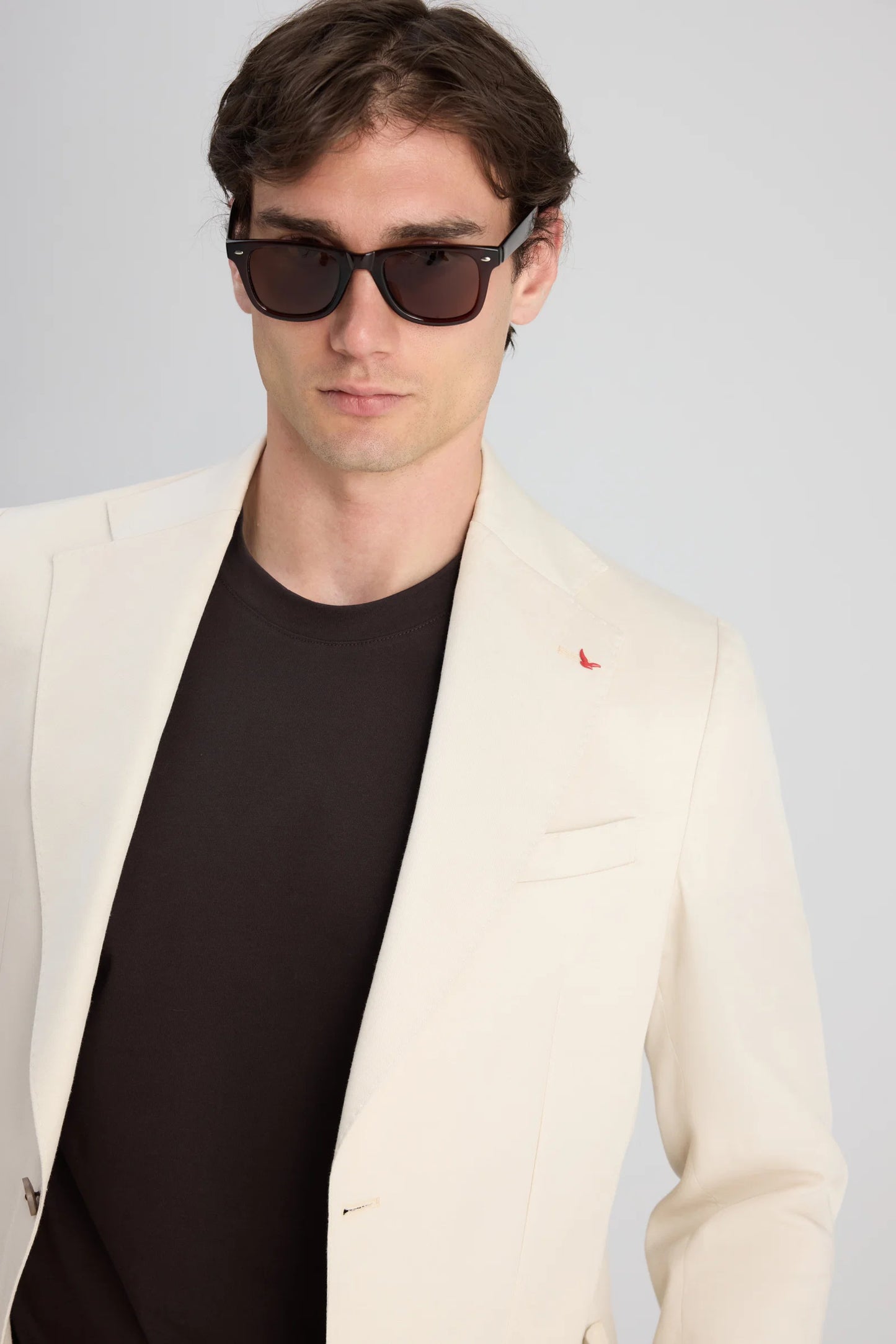 Ds Damat Regular Fit Bej Düz Kumaş Ceket