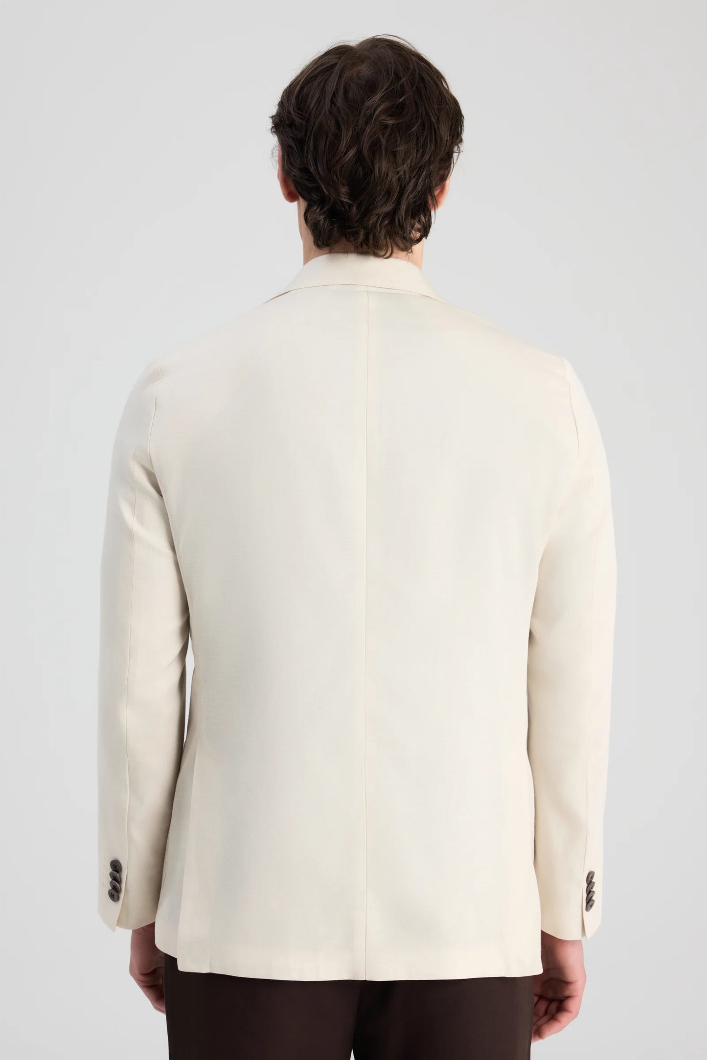 Ds Damat Regular Fit Bej Düz Kumaş Ceket