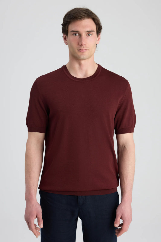 Twn Slim Fit Pas Düz Örgü Rayon T-shirt