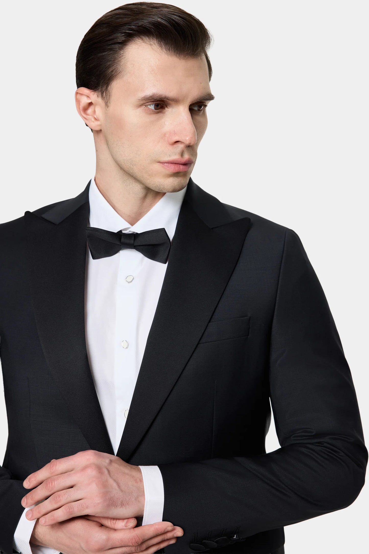 Damat Regular Fit Siyah Düz Smokin Takim