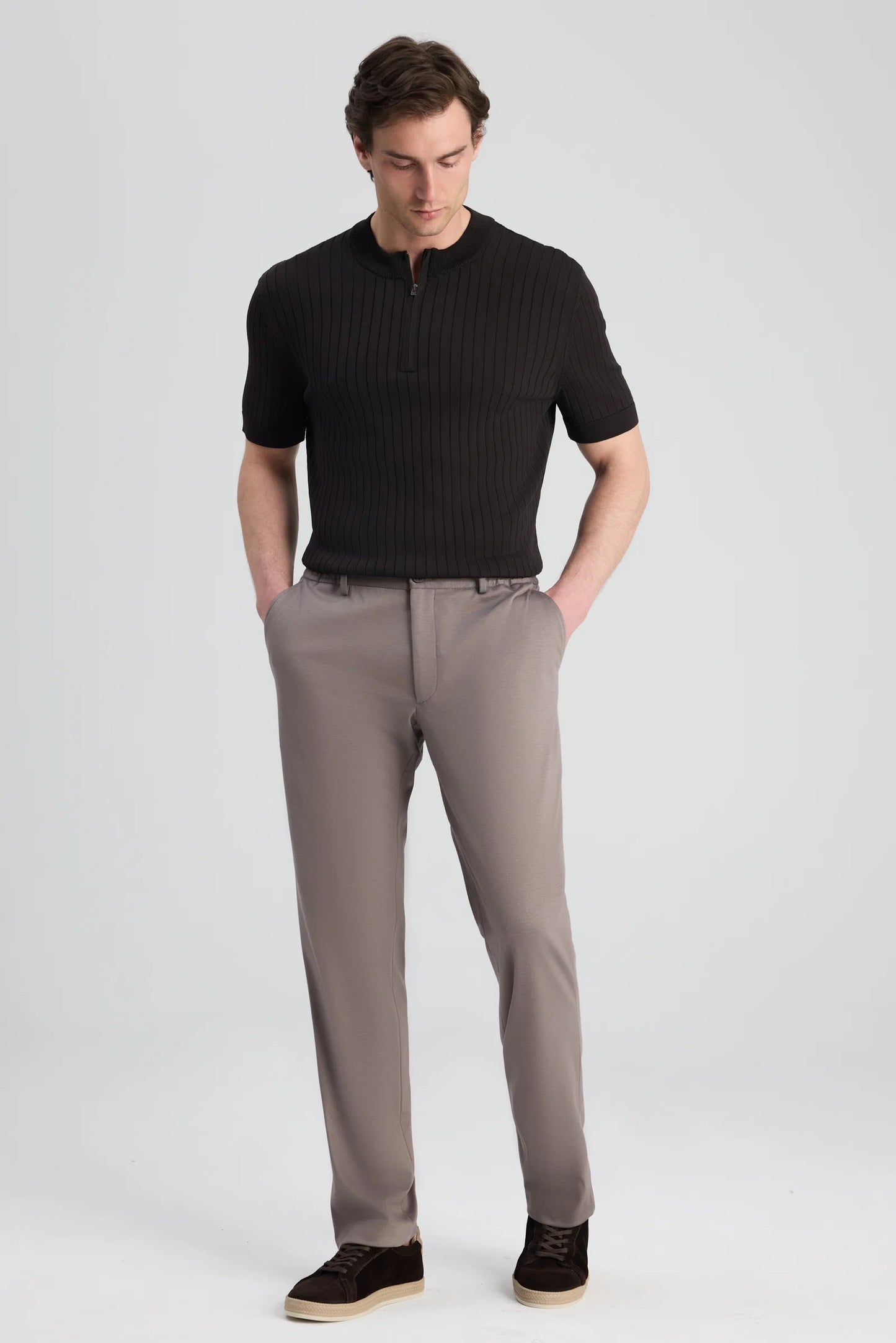 Ds Damat Comfort Fit Vizon Örme Takim Elbise