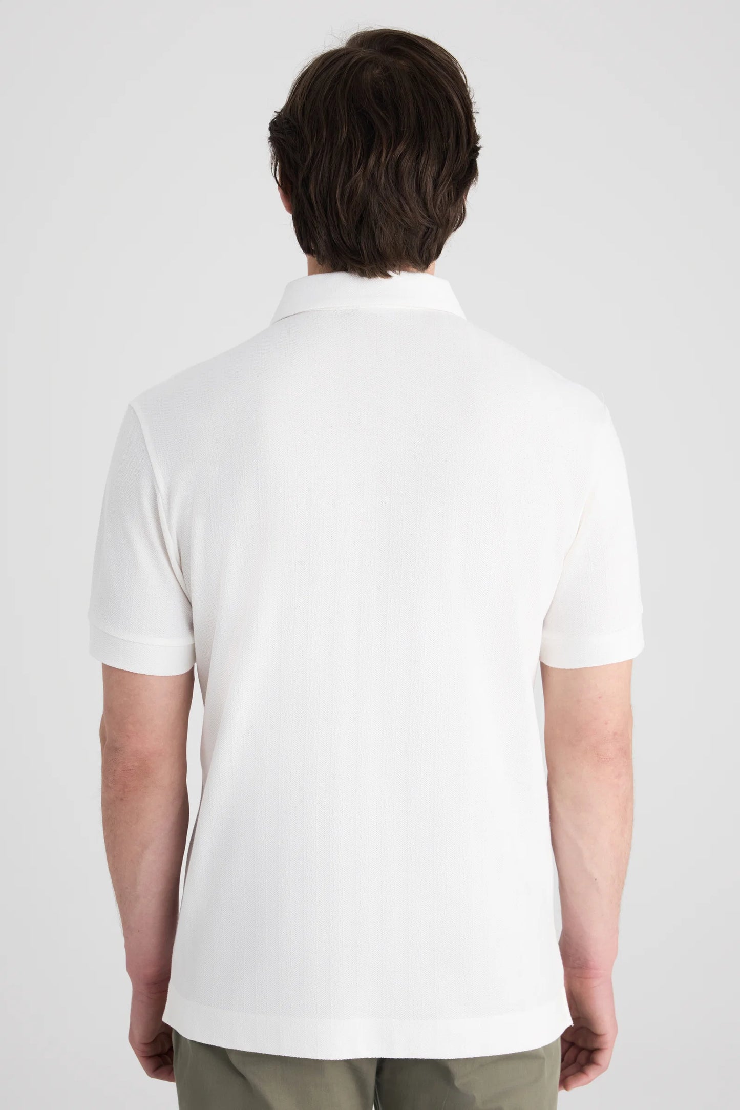 Twn Slim Fit Ekru Düz T-shirt