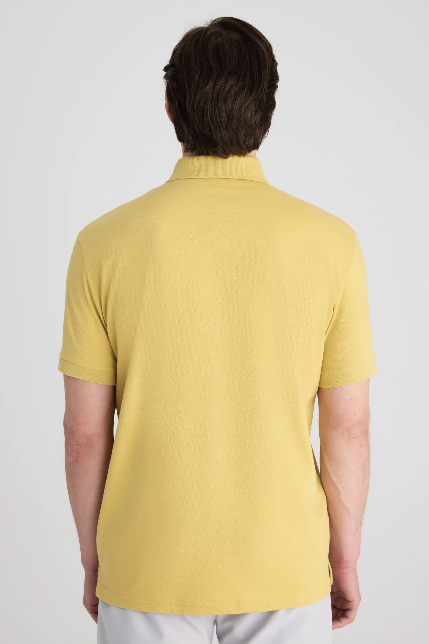 Twn Slim Fit Sarı Pike Dokulu T-shirt