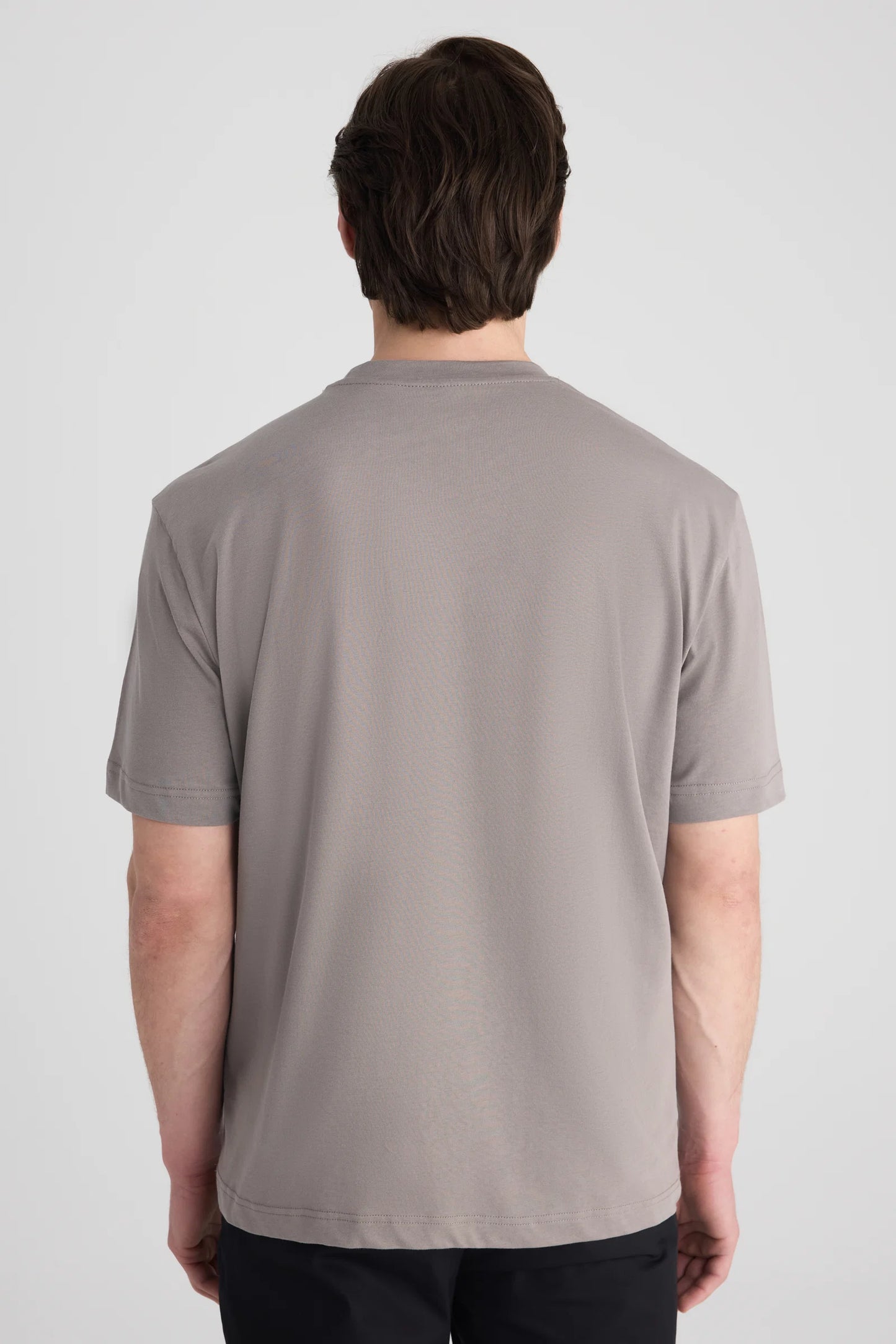 Ds Damat Regular Fit Füme Düz T-shirt
