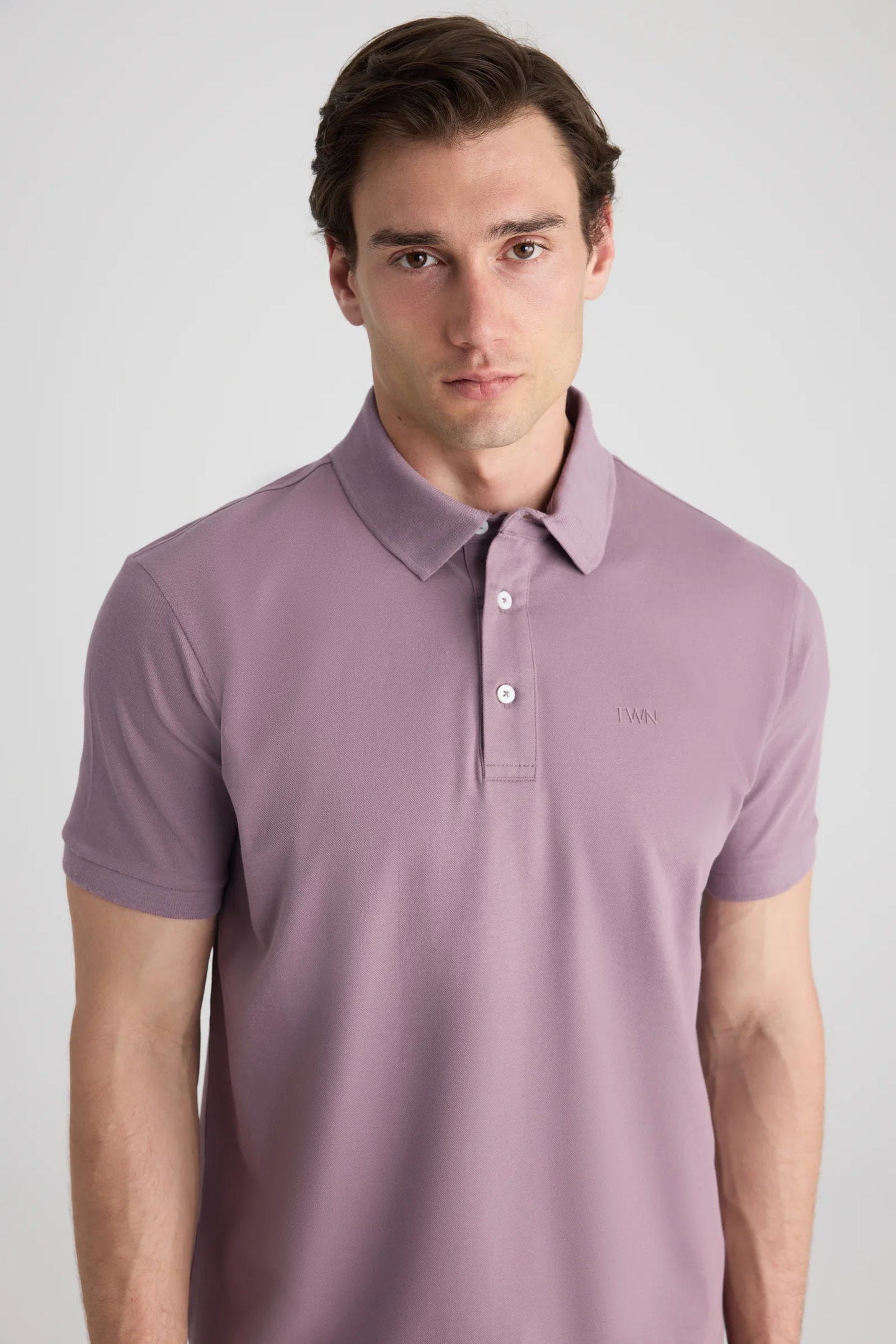 Ds Damat Regular Fit Lila Düz T-shirt