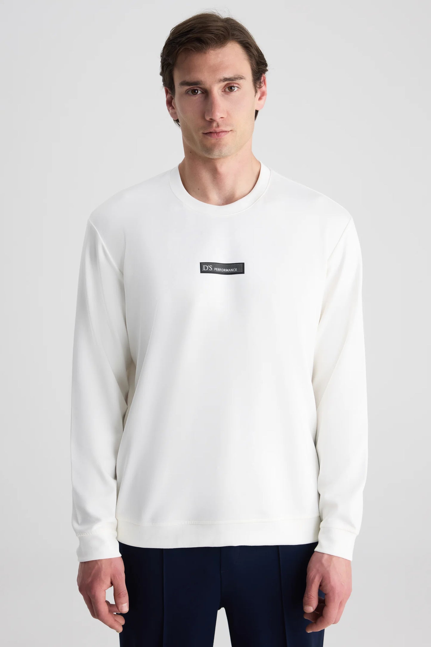 Ds Damat Regular Fit Ekru Düz Sweatshirt