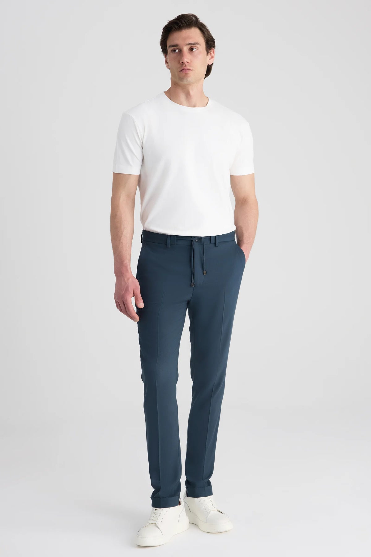 Twn Slim Fit Petrol Jogger Pantolon