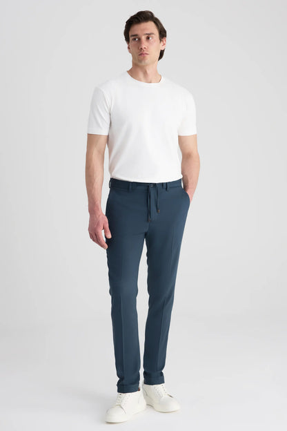 Twn Slim Fit Petrol Jogger Pantolon