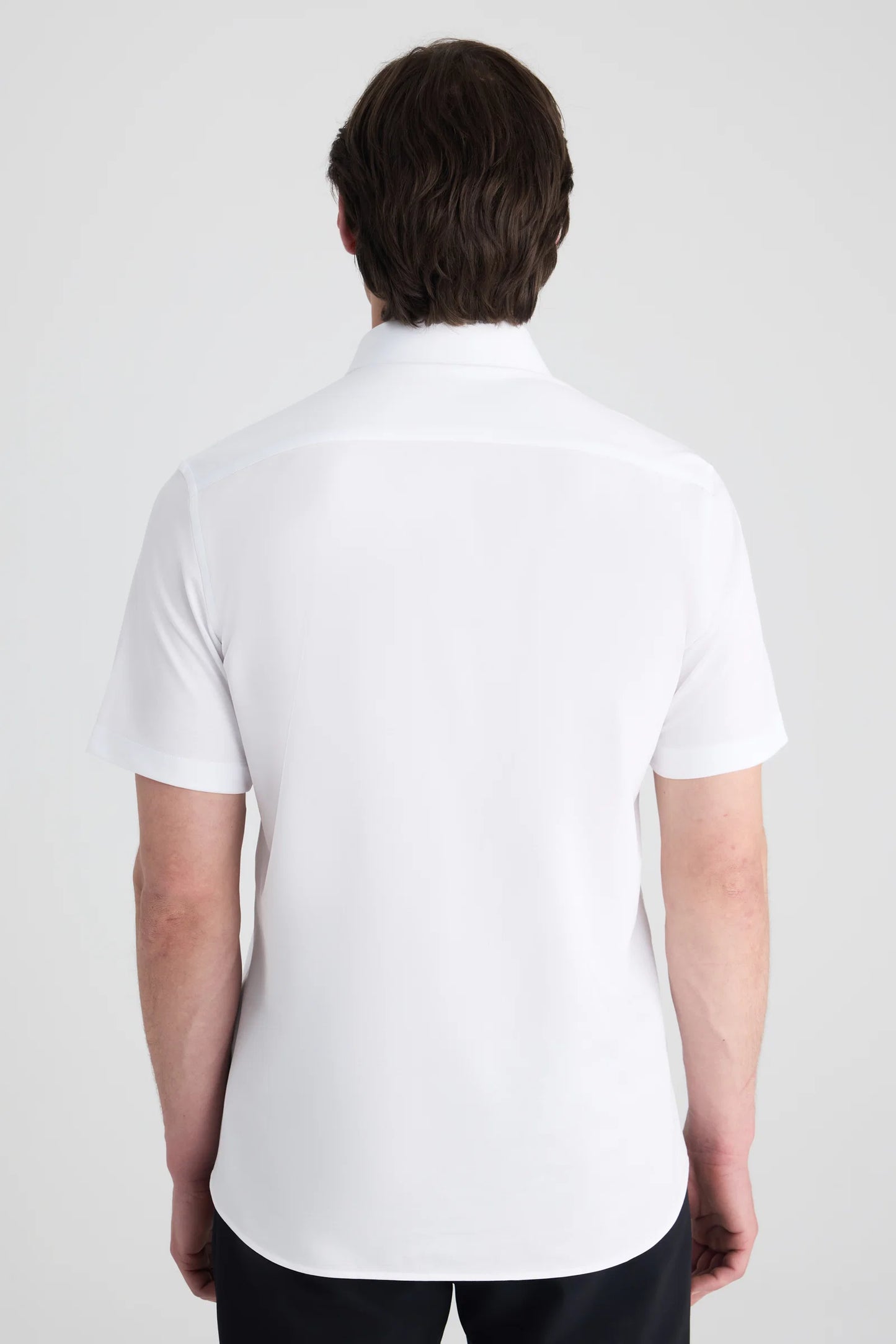 Ds Damat Slim Fit Beyaz Örme Gömlek