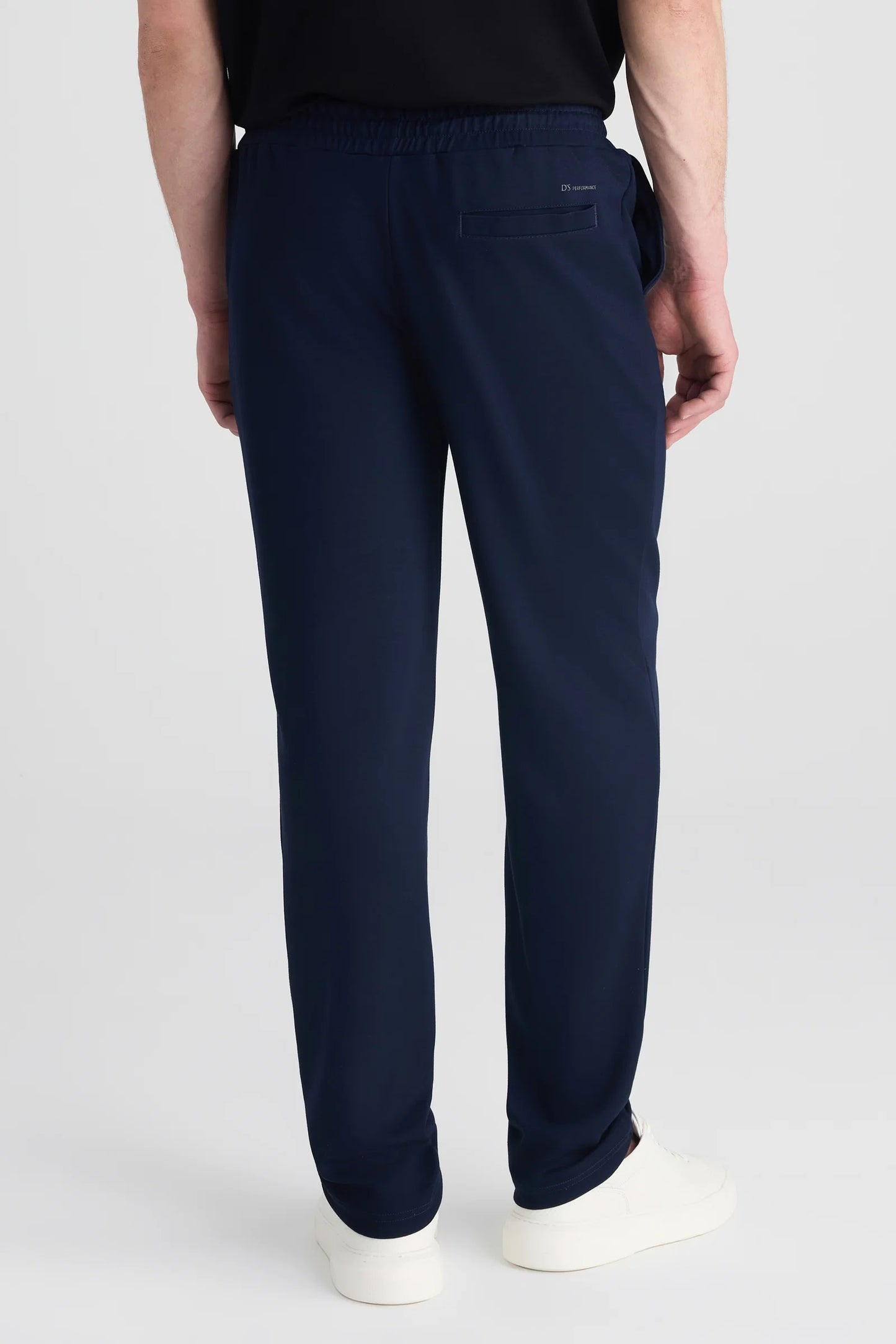 Ds Damat Regular Fit Lacivert Düz Eşofman Alt