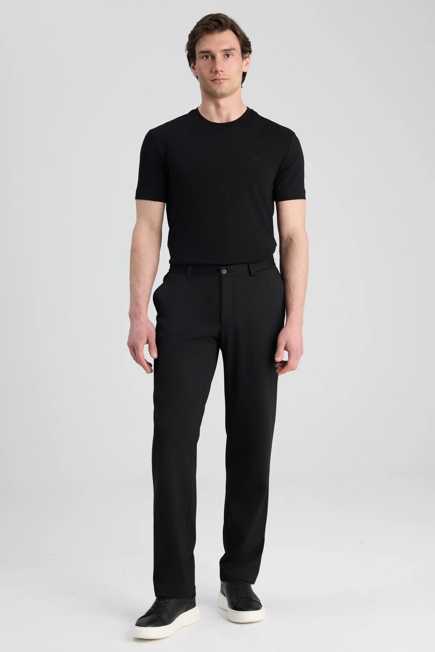 Ds Damat Comfort Fit Siyah Örme Takim Elbise