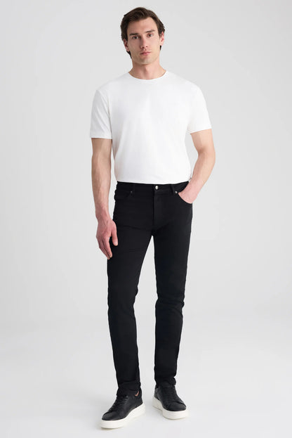 Ds Damat Slim Fit Siyah Denim Pantolon