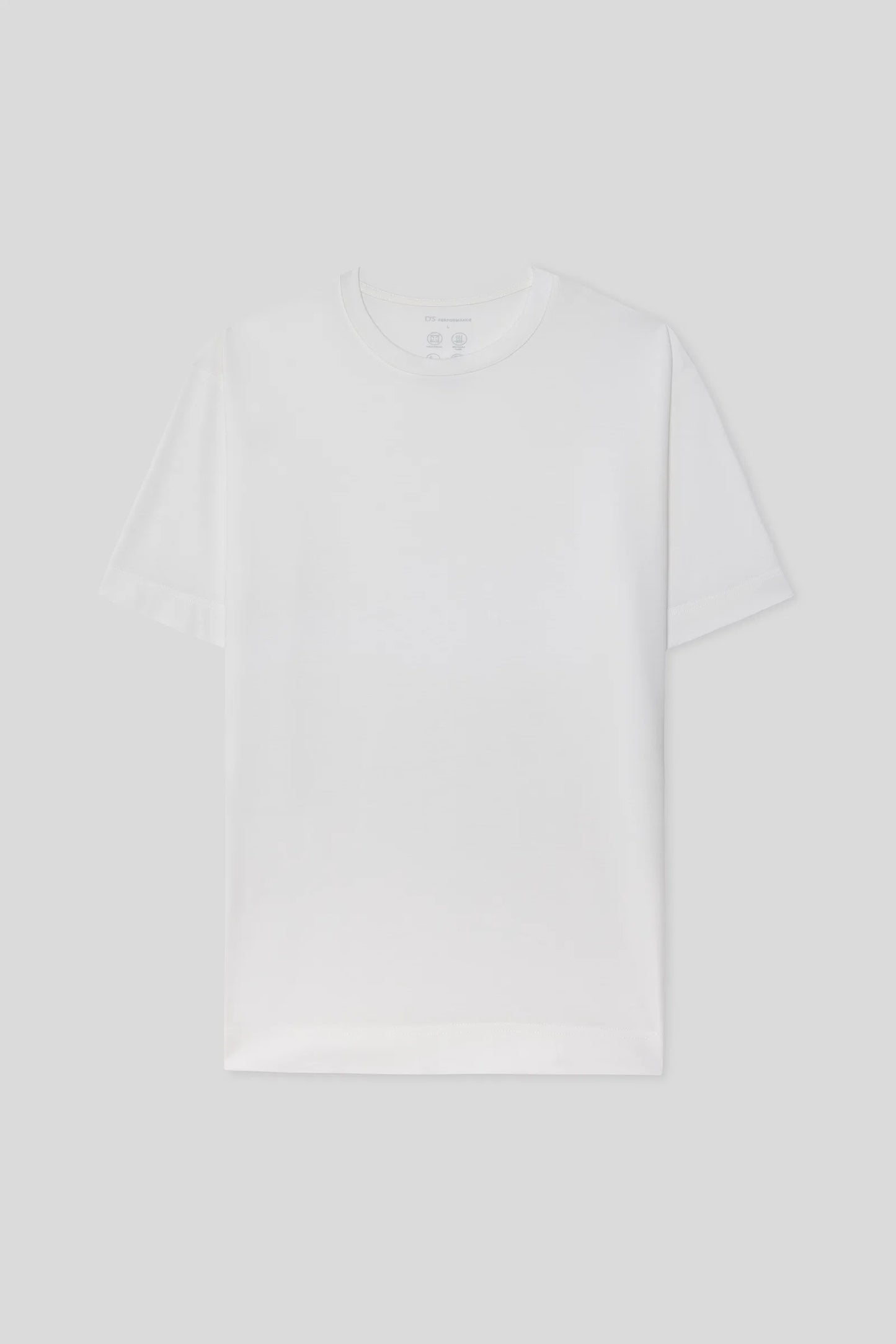 Ds Damat Regular Fit Beyaz Düz T-shirt