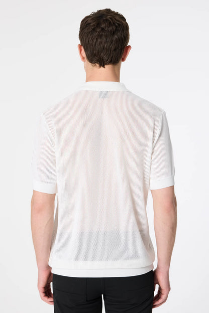 Tween Slim Fit Ekru Rayon Triko