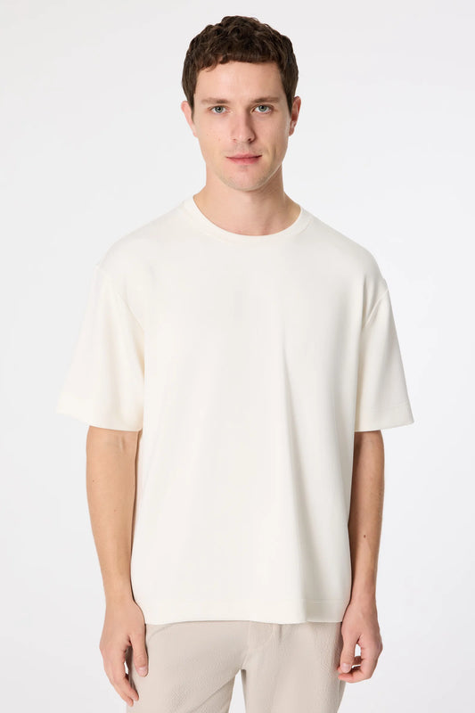Tween Relaxed Fit Ekru T-shirt