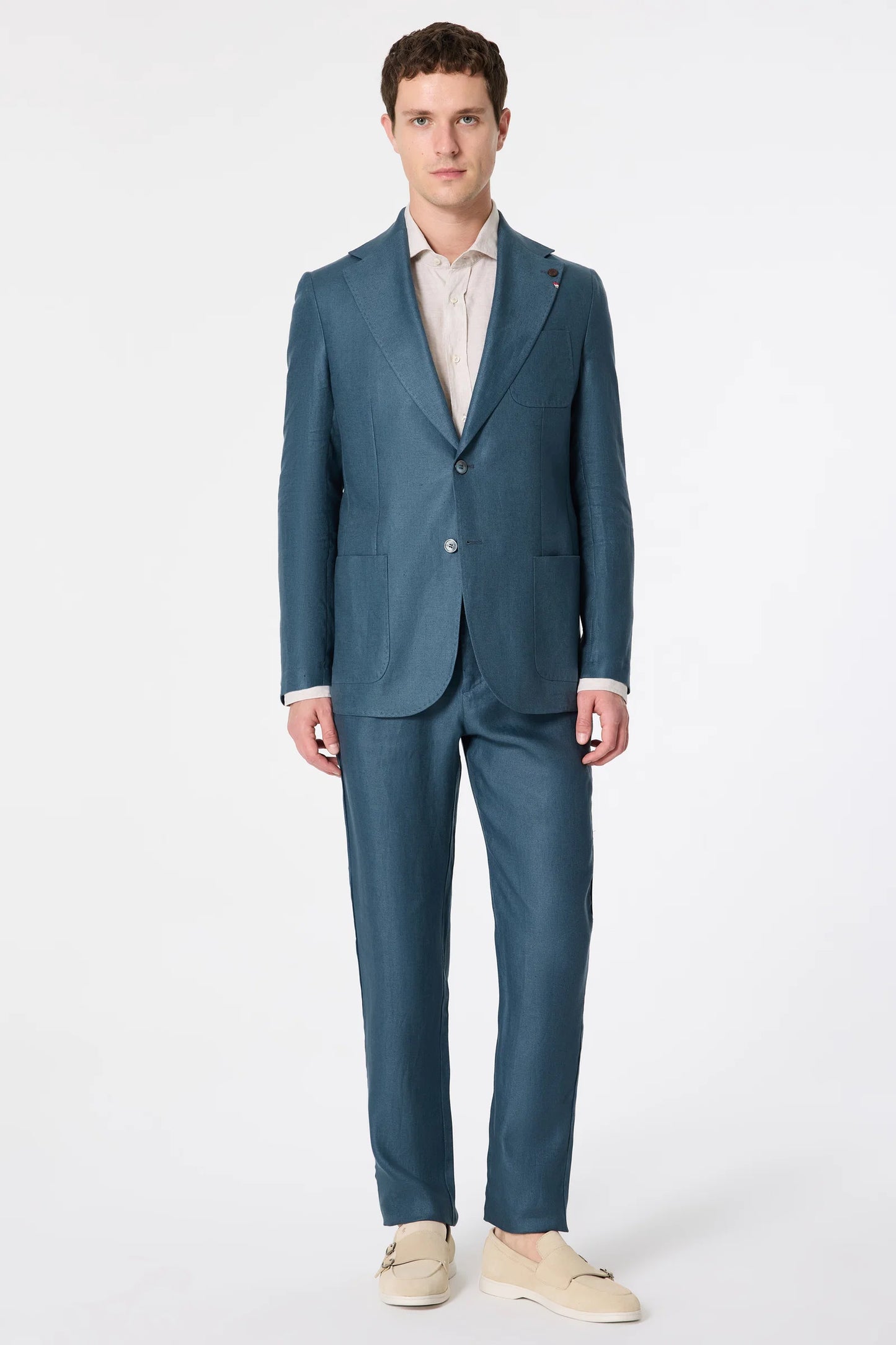 Damat Regular Fit Petrol Kumaş Ceket