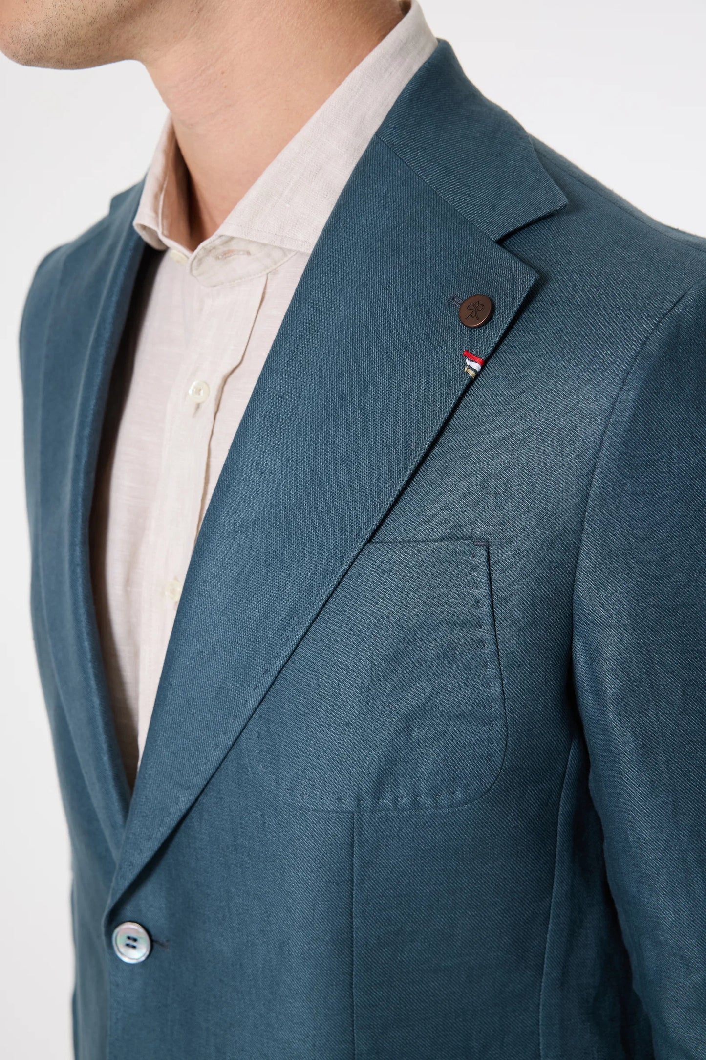 Damat Regular Fit Petrol Kumaş Ceket