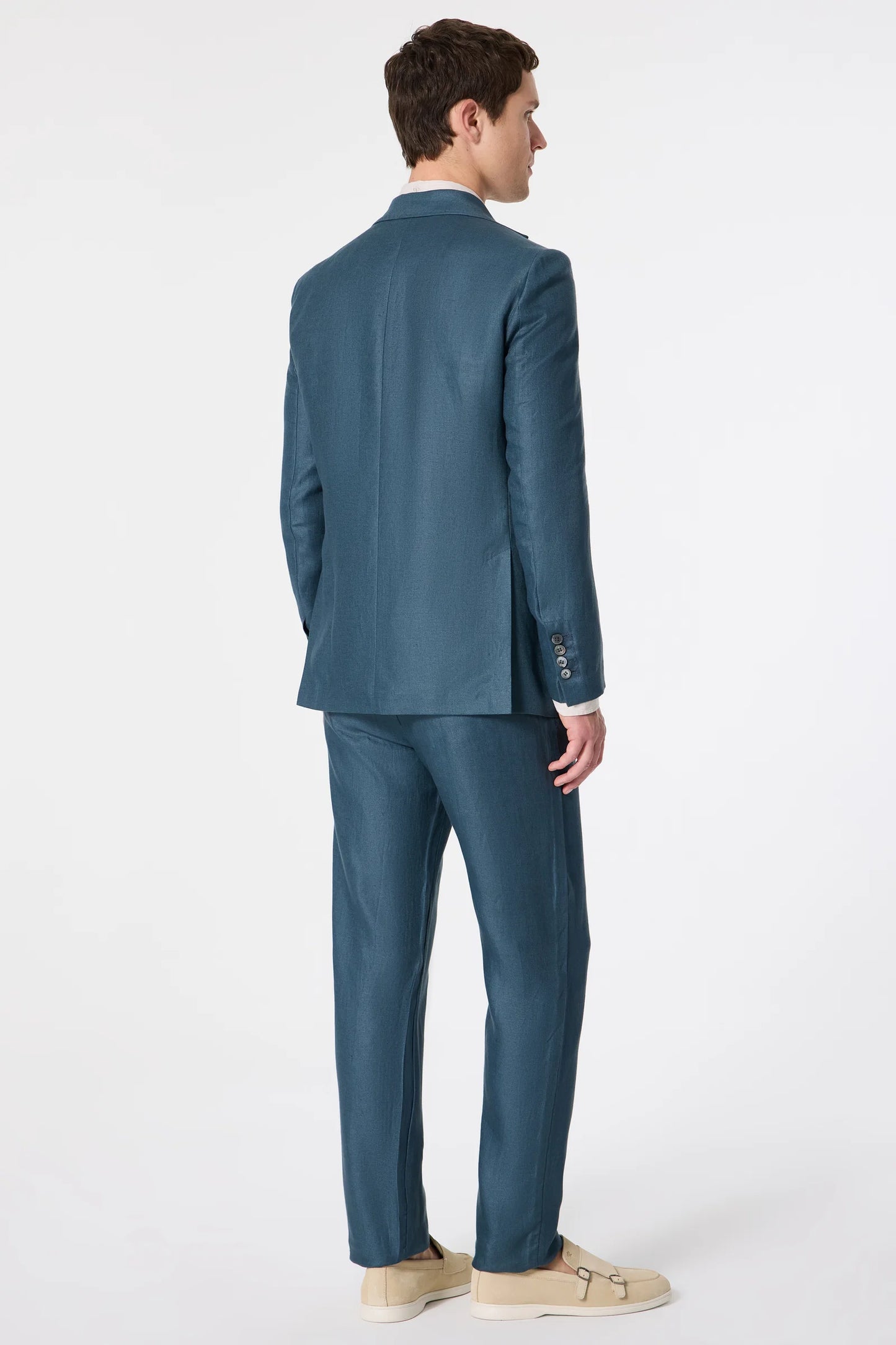 Damat Regular Fit Petrol Kumaş Ceket